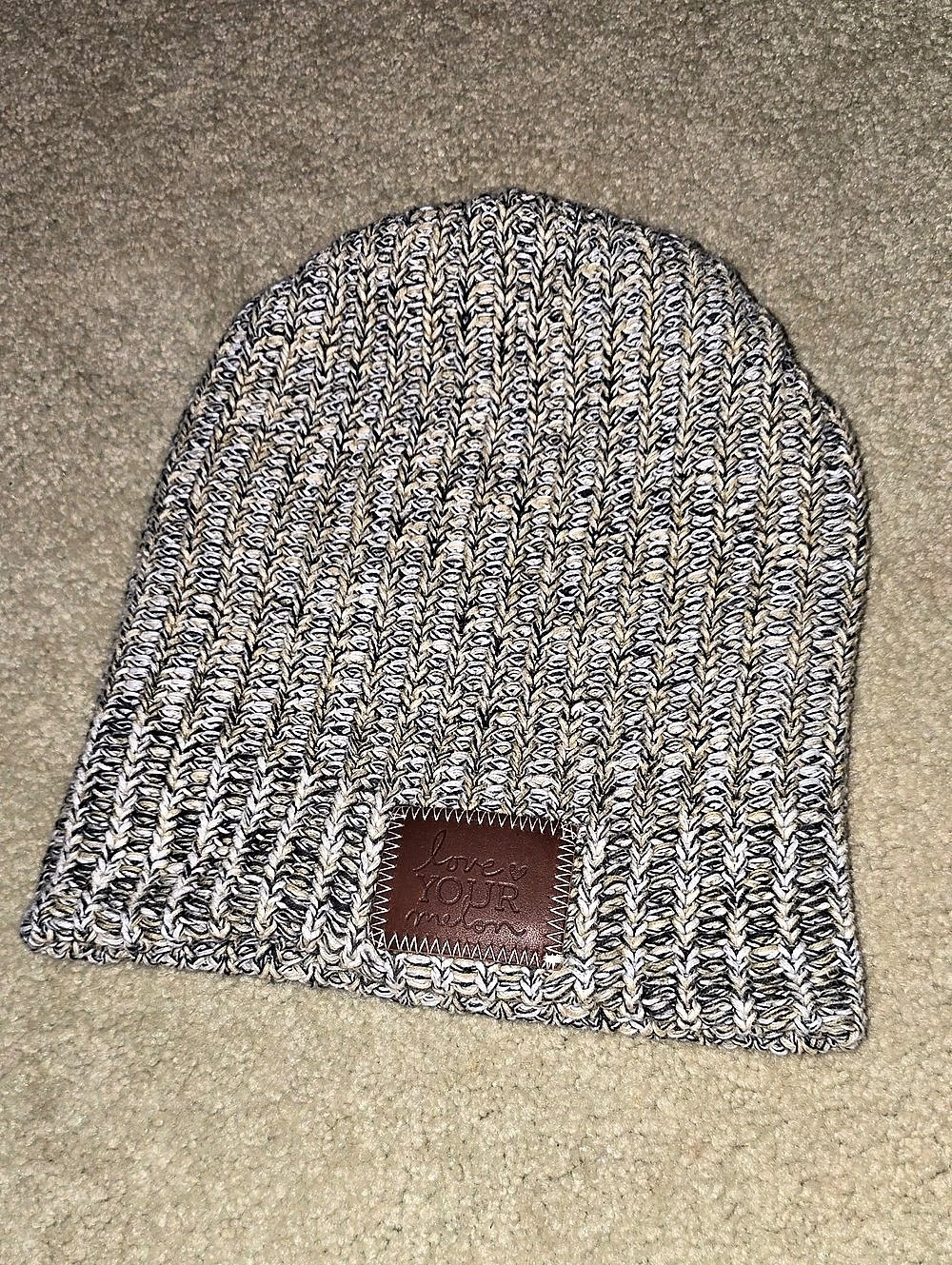 Love Your Melon Classics Cuffed Beanie Gray & Yellow